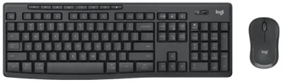Produktbild von Logitech MK370 Combo for Business, Kabellos, Bluetooth, Membran Key Switch, QWERTY, Graphit, Maus enthalten