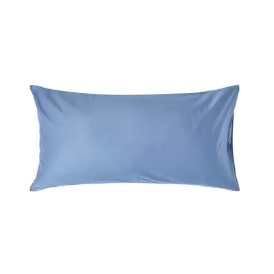 Produktbild von HOMESCAPES Kopfkissenbezug Fadendichte 1000 Himmelblau, 50 x 90 cm