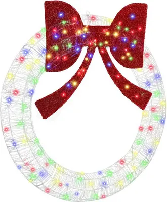 Image de Couronne avec 150 LED Multicolore 120 cm Acrylique