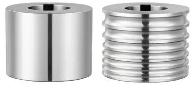 Productafbeelding van VEVOR reserveonderdelen voor sieradenpers: 1 halve ringrol, 1 platte rol, 7 groeven, accessoires voor sieraden-DIY-gereedschap, hoogwaardig gelegeerd staal, geschikt voor het persen van ductiele metalen zoals goud, zilver en koper