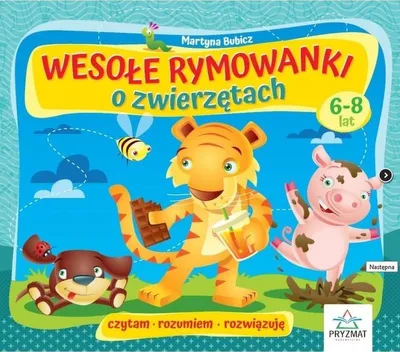 Obrázok produktu pre Wesole rymowanki o zwierzetach 6-8 lat