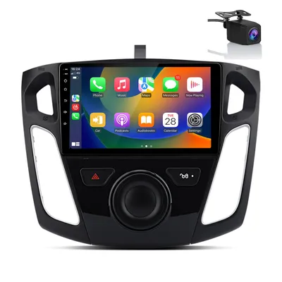 Produktbild von 9 Zoll Carplay 2+64G Android 15 autoradios für Ford focus mk3 2011-2019 GPS Navi WIFI BT FMDAB+ USB SWC RDS DSP 2DIN USB Android auto 4Kern PDC
