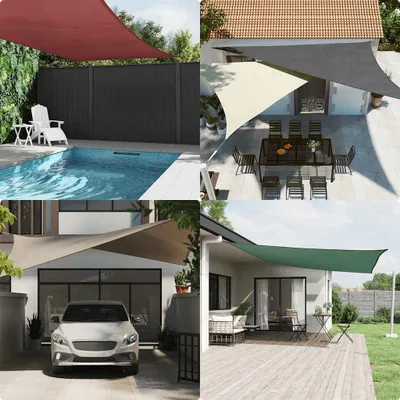 Immagine prodotto di Maison Exclusive - Tenda da sole blu 7x5x5 m, 100% poliestere Oxford