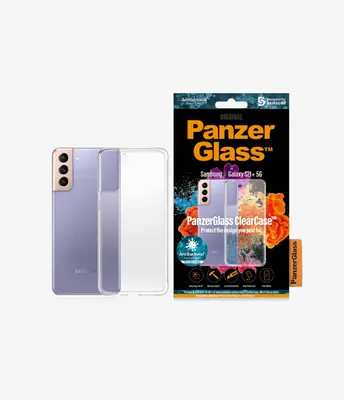 Produktbild von PanzerGlass Clearcase Hülle für Samsung Galaxy S21 Plus 5G – Durchscheinend & Stoßfest KP19734