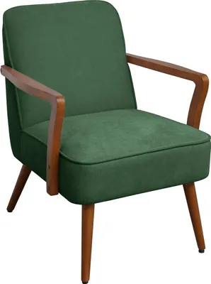 Produktbild von SVITA TUVA Loungesessel Akzentstuhl vintage Wohnzimmer Schlafzimmer Dunkelgrün