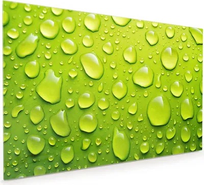 Produktbild von Küchenrückwand Spritzschutz Glas mit Motiv Wassertropfen 40 x 40 cm