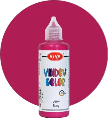 Produktbild von ViVA DECOR Window Color 80ml, Beere