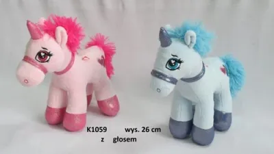 Image de Cheval (Licorne) Avec Voix 2Col 25Cm 140630 Mix Prix Pour 1 Pc