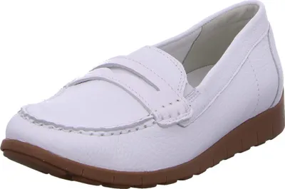 Immagine prodotto di Waldläufer H-Lucy 785502-150 Scarpa slip-on da donna, pelle, bianco, comodo - Ballerina comoda da donna / scarpa slip-on, bianco, pelle (cervo)