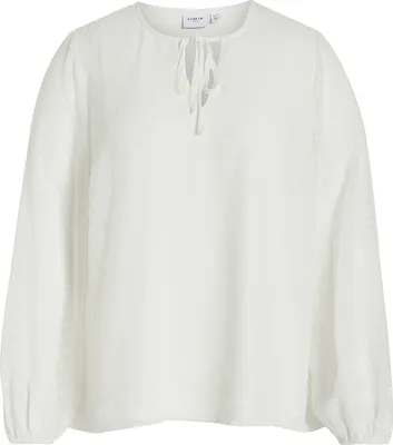 Produktbild von VILA Curvy Blusen Shirt mit Design Ballonärmeln Plus Size Oberteil VIEDEE Größe: 44