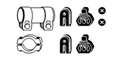 Produktbild von Hjs Montagesatz, Abgasanlage  82 23 4330