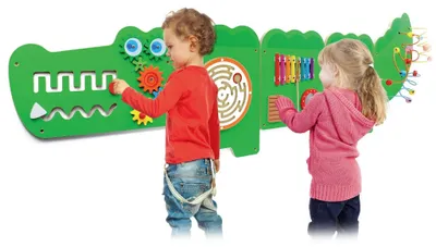 Obrázek produktu pro VIGA Senzorický Manipulační Stůl Krokodýl CertifikátMontessori