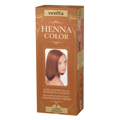Produktbild von Venita Colorationsbalsam mit Henna-Extrakt 7 Kupfer, 75ml