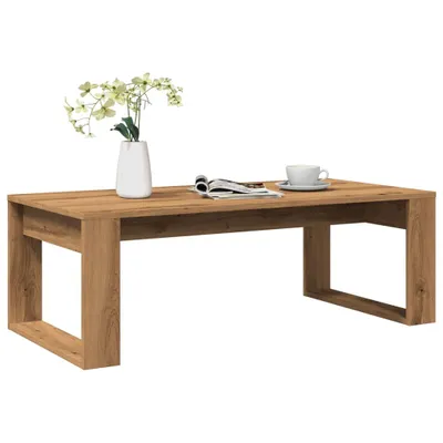 Produktbild von "2026 Promotion" Couchtisch Wohnzimmer - Kaffeetisch - Artisan-Eiche 102x50x35 cm Holzwerkstoff - Sofatisch CC31698