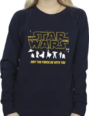 Produktbild von Star Wars - "Force" Sweatshirt für Damen BI38479 (L) (Schwarz)