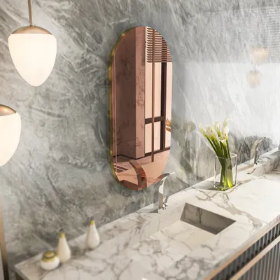 Produktbild von Skye Decor, Riors - Bronze, Gold, Spiegel, Bronze, 45 x 2,2 x 85 cm