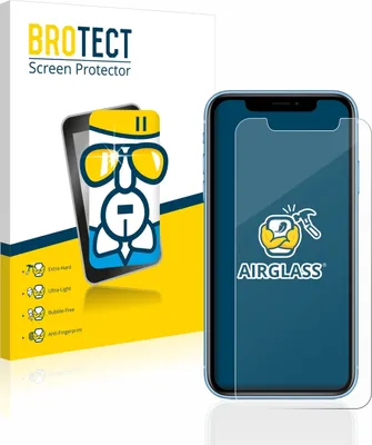 Produktbild von BROTECT Schutzglas für Apple iPhone XR / 11 Schutzfolie Panzer Folie Glas Display Schutz klar