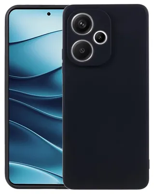 Immagine prodotto di Per Xiaomi Redmi Note 14 5G Custodia protettiva in silicone TPU Flessibile Ultra sottile Nero