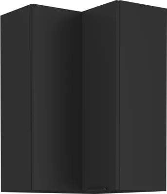 Produktbild von Kondela Oberer Eckküchenschrank Siber 60x60 GN-90 2F - schwarz