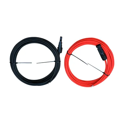 Produktbild von enjoy solar® Solarkabel 5m, 6mm², mit Solarsteckern, Modul-Laderegler Verbindung, neue Version, 0% MwSt.