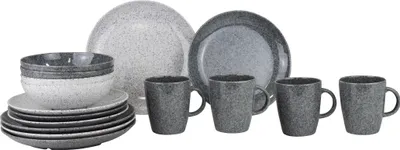 Produktbild von Geschirrset gimex Classic Line 16-tlg. in Granit