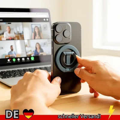 Produktbild von Magnet Handy Ringhalter Magsafe Faltbar Ständer