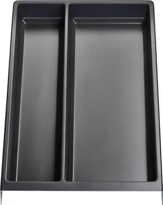 Produktbild von ORGA-BOX Mehrzweckeinsatz SEPARADO Individual schiefergrau genarbt (300 x 474 x 51 mm) Schubladeneinsatz ab 40cm Schrankbreite