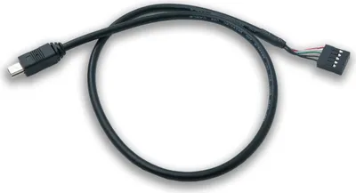 Produktbild von SYSTEM-S USB 2.0 Kabel 50 cm Mini B Stecker zu 9 Pin Dupont Buchse 9Pin Buchse