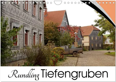 Produktbild von Rundling Tiefengruben (Wandkalender 2025 DIN A4 quer), CALVENDO Monatskalender