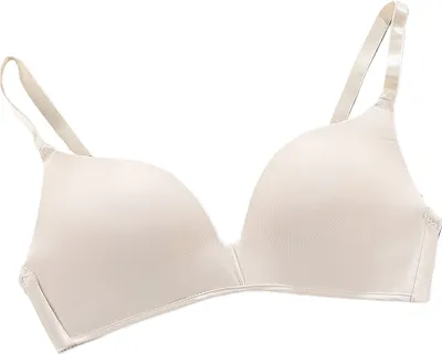 Produktbild von 3/4 Cup Pads Drahtfrei Verstellbare Schultergurte Lady BH Nahtlose Push-Up Dünne Unterwäsche