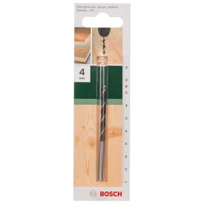 Produktbild von Bosch 2 609 255 201, Bohrer, 4 mm, 75 mm, Weichholz, Holz, 4,5 cm, 4 mm