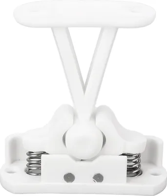 Image de 2 pièces, butoirs de porte pour camping-car, butoirs de type T pour camping-cars, caravanes, blancs
