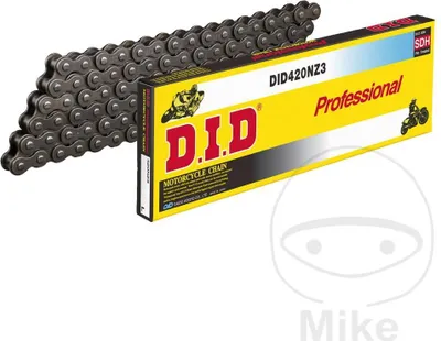 Immagine prodotto di Catena DID NZ3 aperta 122 maglie 420 grigia con clip chiusura
