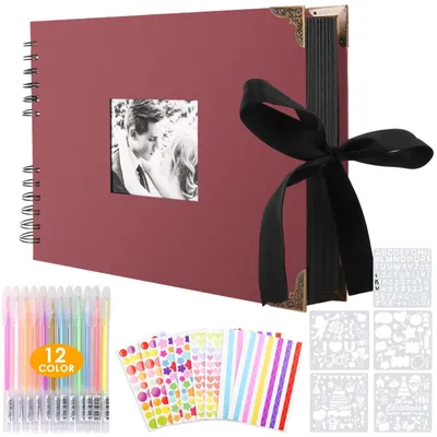 Image de Album photo personnalisable avec 80 pages noires
