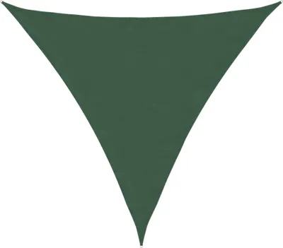 Obrázek produktu pro vidaXL Sun Sail Oxford Fabric Trojúhelníková 3,6x3,6x3,6 m Tmavě zelená