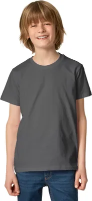 Produktbild von T-Shirt Kinder - grau, 128 (8-10 Jahre)
