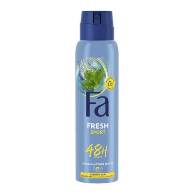 Obrázok produktu pre FA Deospray Fresh Sport – až 48 hodín ochrany, balenie 150 ml