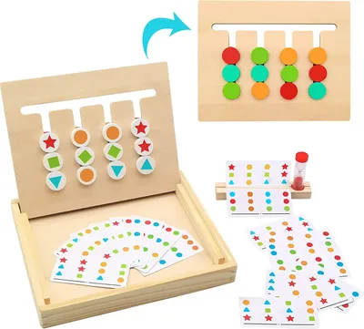 Produktbild von Montessori Spielzeug ab 2 3 4 Jahre Magnettafel Kinder Holzpuzzle Magnetspiel Mädchen Junge Geschenke Kinderspielzeug ab 2 3 4 Jahre