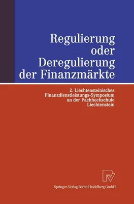 Obrázok produktu pre Regulierung oder Deregulierung der Finanzmärkte