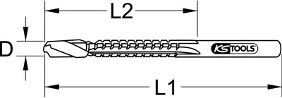 Produktbild von KS TOOLS 332.0331 HSS Fräsbohrer, 8mm