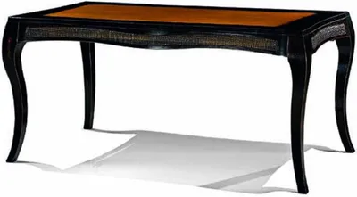 Ausziehbarer Luxus Barock Massivholz Esstisch Schwarz Braun
