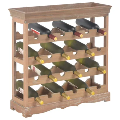 Produktbild von vidaXL Weinschrank Braun 70 x 22,5 x 70,5 cm MDF