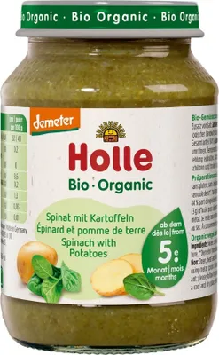 Produktbild von Glas -  Spinat mit Kartoffeln 190g