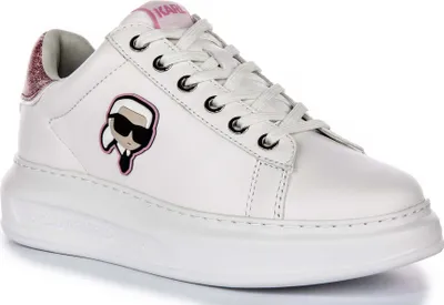 Obrázok produktu pre Karl Lagerfeld Kapri NFT Lo In White Pink Pre ženy - 5 UK - 38 EU - 7 US / White Pink