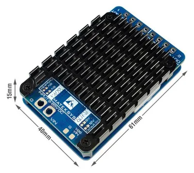 Produktbild von Power Modul PM20S-2 für FPV-Drohnen, 9-85V DC Eingangsspannung, 61x40x15 mm, 63g