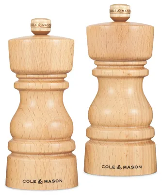 Imagen del producto de Cole & Mason London, set de regalo de madera natural, 13 cm