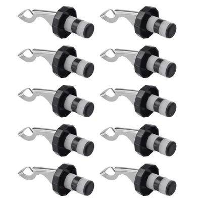Produktbild von flaschenverschlüsse mit hebel, Universal flaschenverschlüsse bierflasche, Weinverschluss, Flaschenverschluß, für die weinsammlung wein champagner glasflaschen,weißschwarz,Diamantstecker