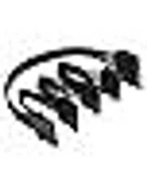 Produktbild von 15-poliges SATA-Power-Splitter-Adapterkabel, 15-poliges SATA-1-zu-3-SATA-Seriellkabel für Festplatten, SSDs und optische Laufwerke (1Male to 4 Female)