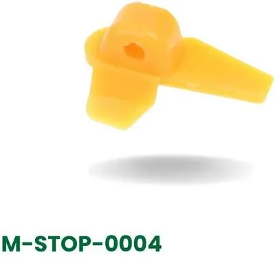 Immagine prodotto di Copertura in plastica gialla per il piedino di montaggio tipo O