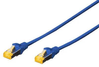 Image de DIGITUS DK-1644-A-0025 Câble patch 10x Cat. 6A S/FTP 0,25 m, bleu, set